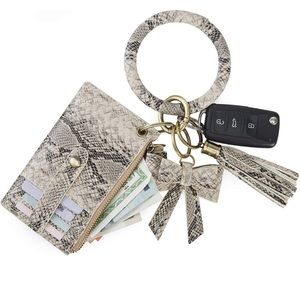 Snakeskin Bracelet Ring Card Holder